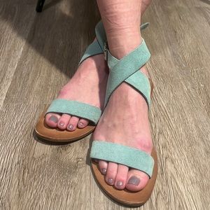 UO Turquoise Sandals